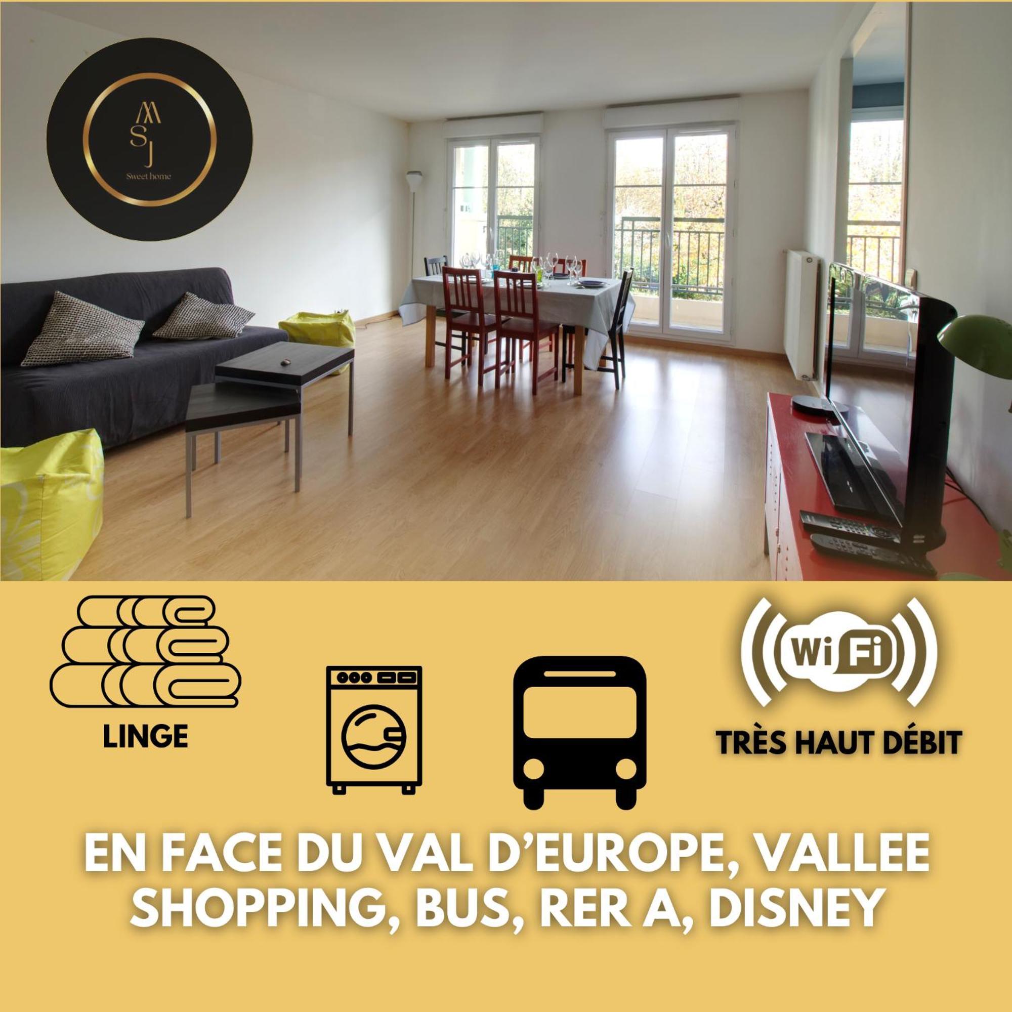 Cosy Appartement - Val D'Europe - Vallee Shopping - Disney Serris Zewnętrze zdjęcie